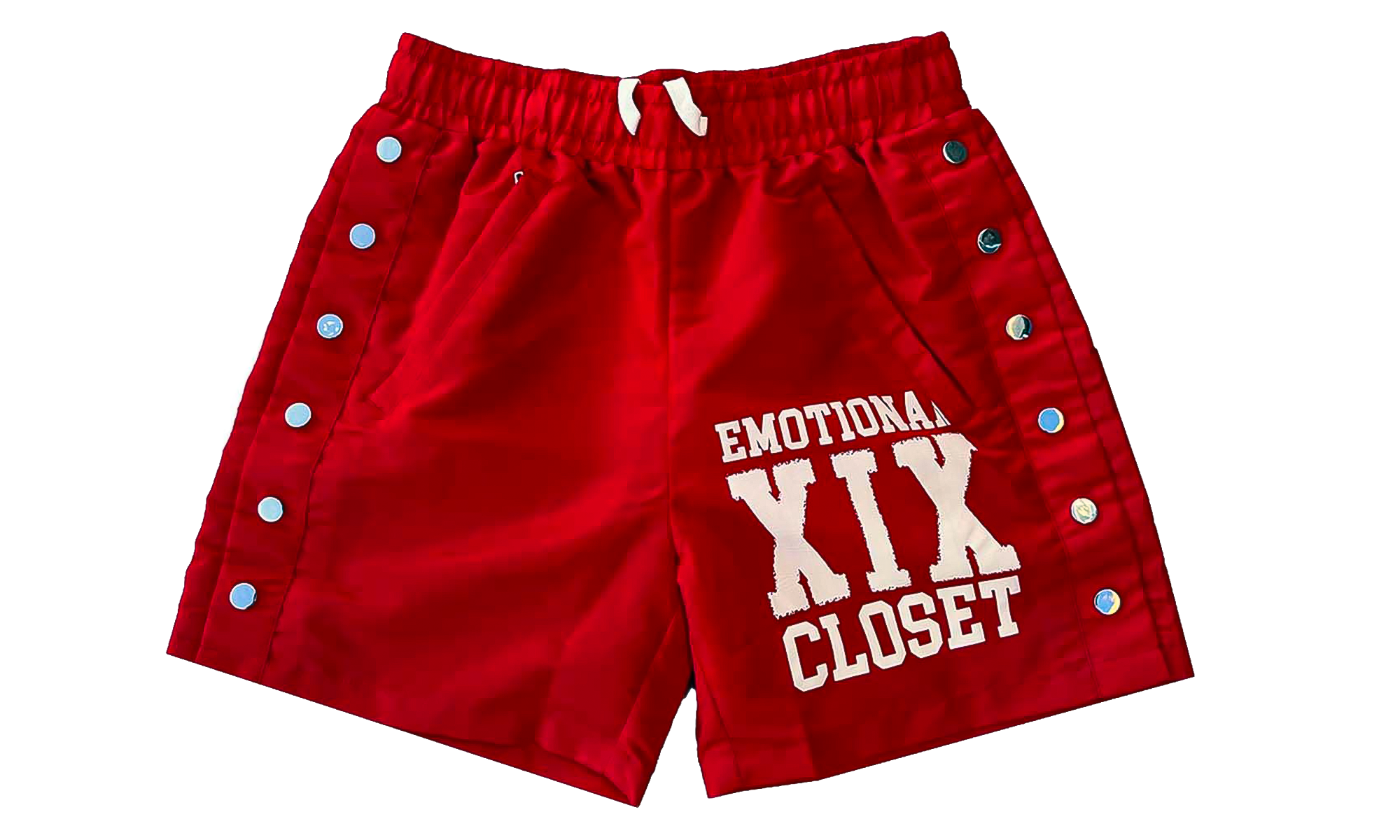 Backyard Nylon Shorts "Red" MIXE084