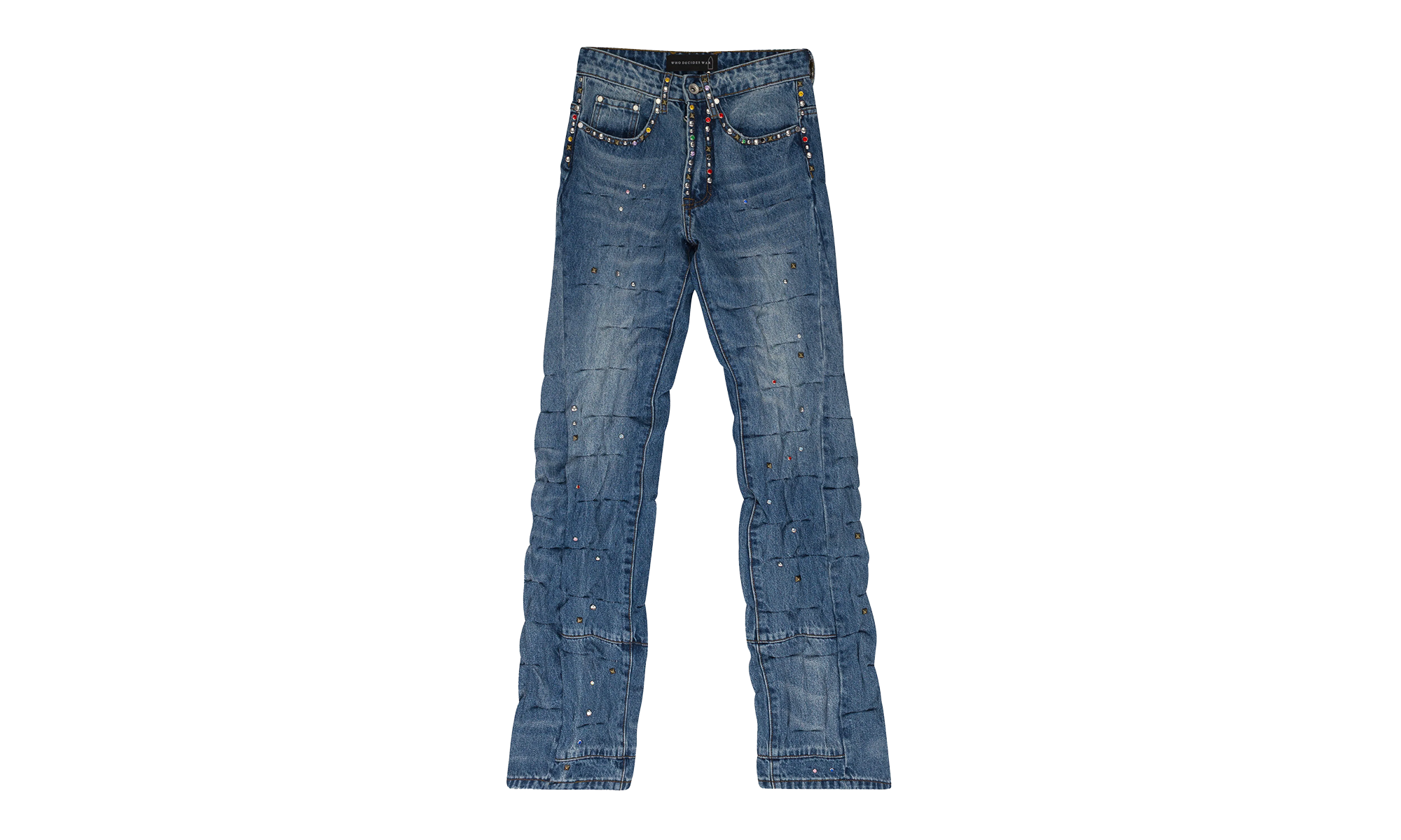 CINCHED STRAIGHT-FIT JEANS "MULTI" 1120820009SS24
