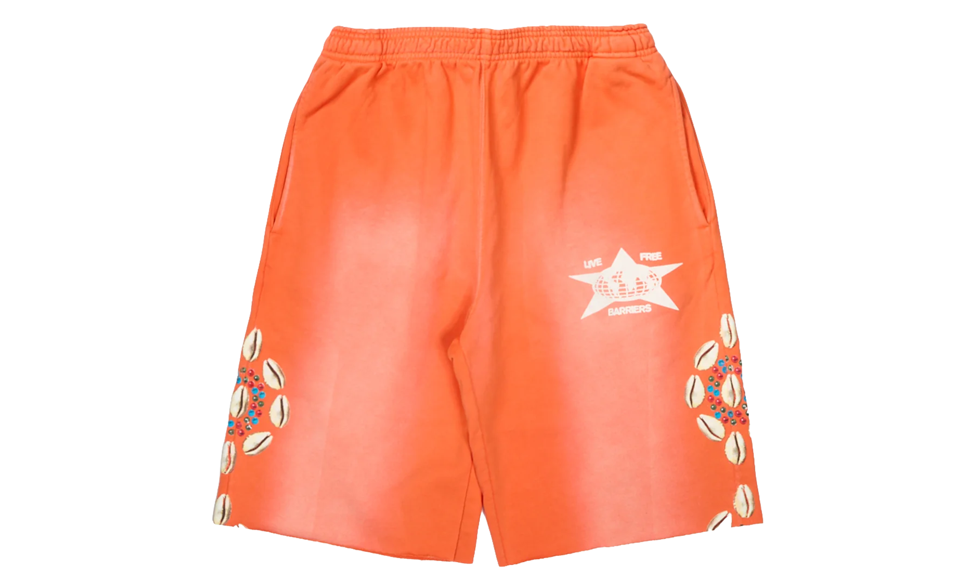 Cowrie Shell Sweatshort "Orange" BAR69