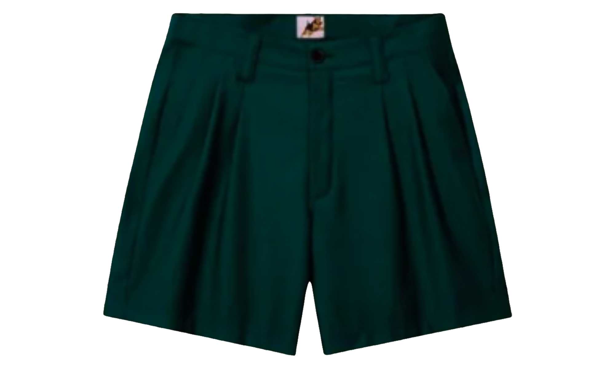 Double Pleated Shorts "Green" 2001GRN