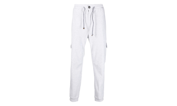 Drawstring Cargo Trousers "Light Grey" BRUN200
