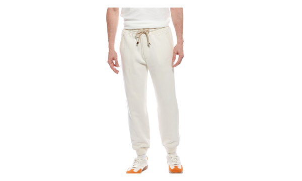 Drawstring Jogger Pants "Cream" BRUN309