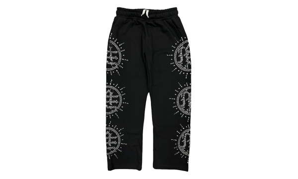 Eclipse Rhinestone Sweatpants "Black" MIXE043