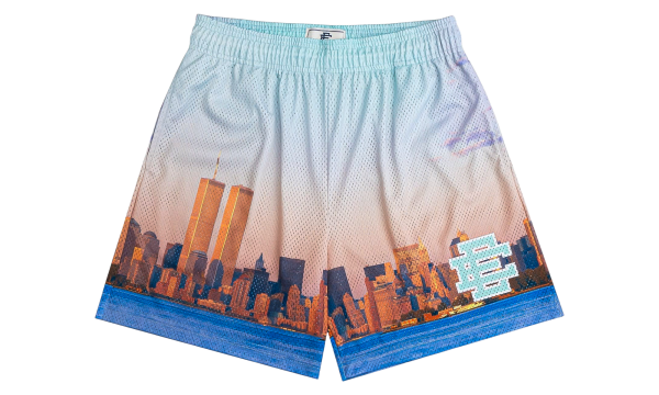 EE Basic Short NYC Twin Towers "Blue Multi" EE995