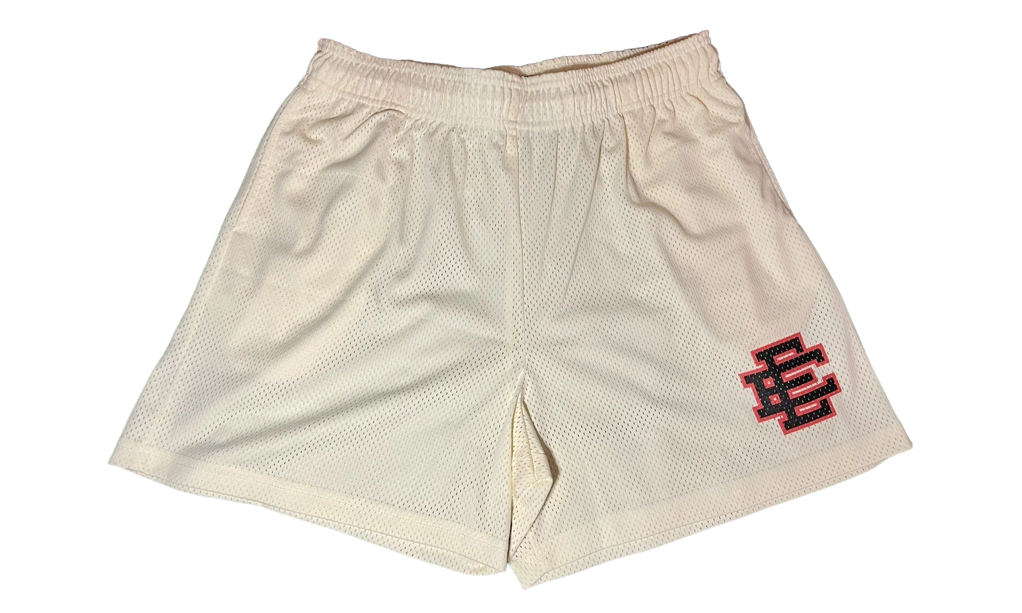 EE Basic Shorts "Antique White / Black / Red" EE125