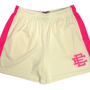 EE Basic Shorts "Antique White / Knockout Pink" EE886
