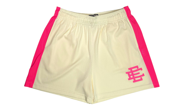 EE Basic Shorts "Antique White / Knockout Pink" EE886
