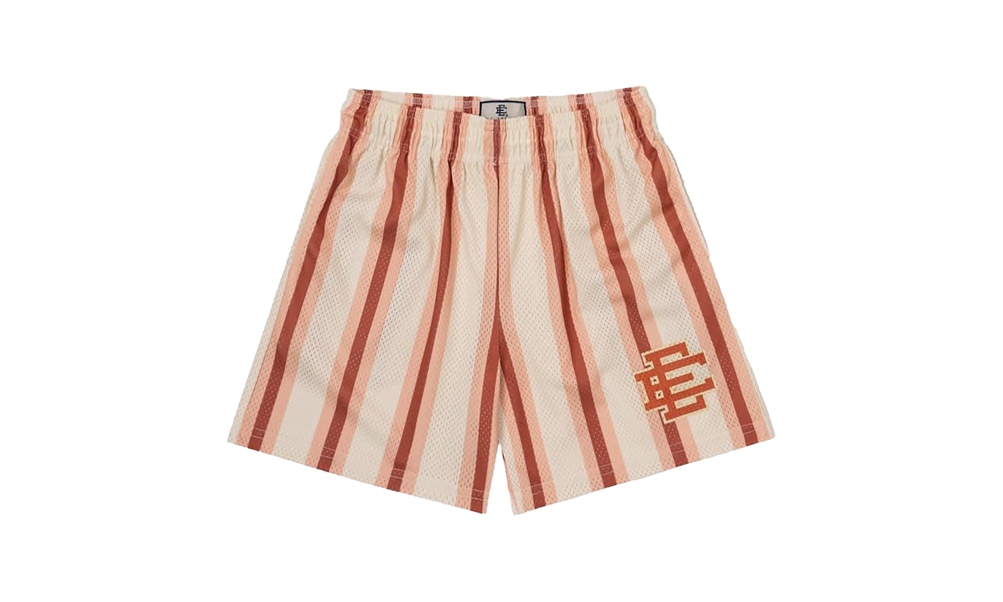 EE Basic Shorts "Antique White/Orange/Pink Stripe" EE086