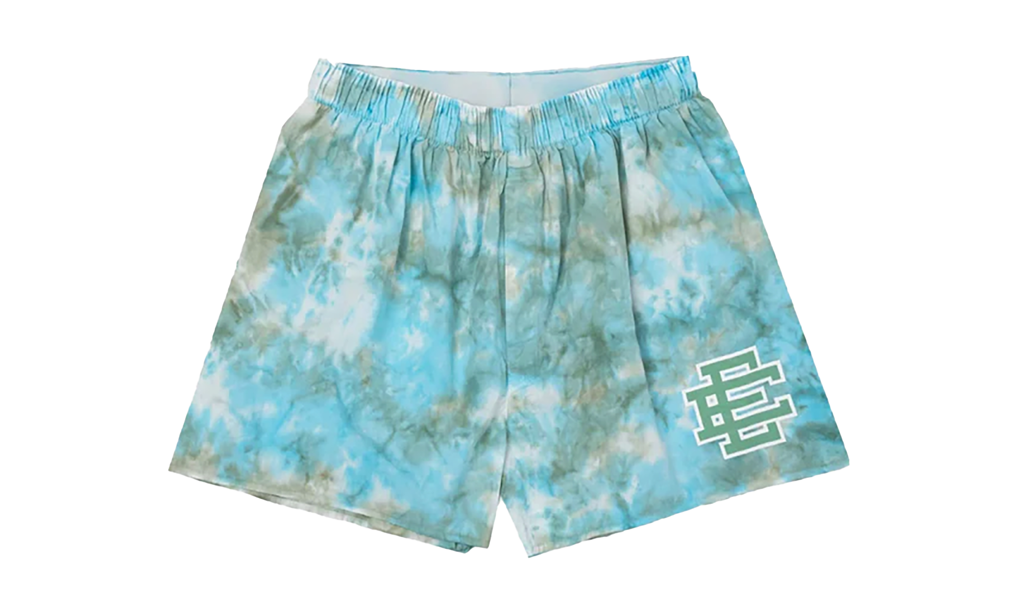 EE Basic Shorts "Blue/Green Tie Dye" EE097