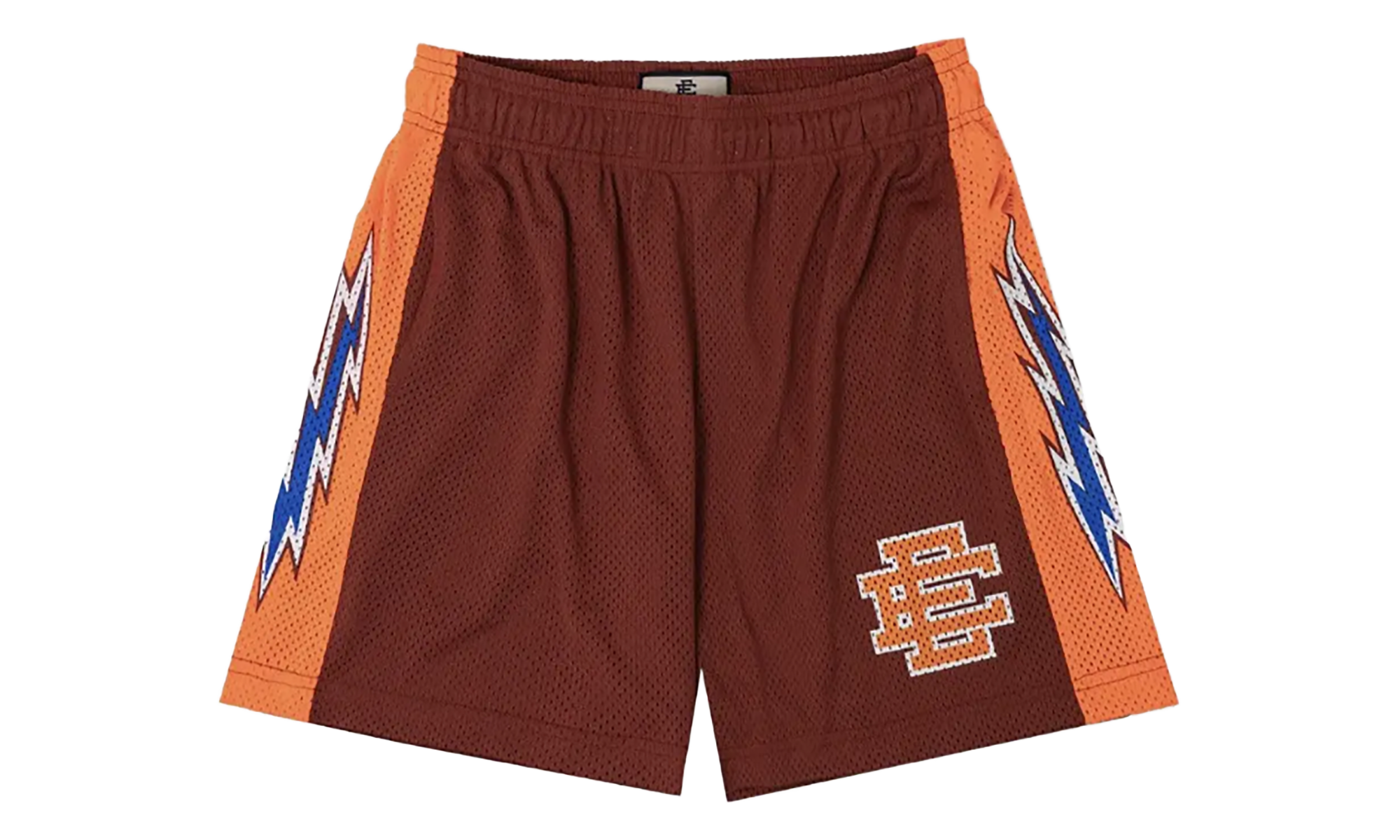 EE Basic Shorts "Bolt - Maroon/ Orange" EE465