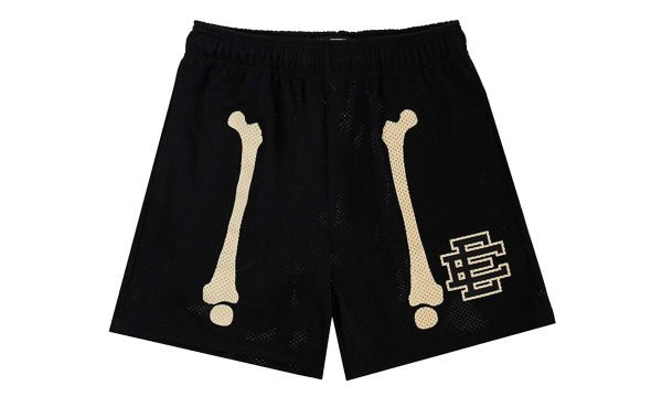 EE Basic Shorts "Bones - Mesh Black/ White Bones" EE751