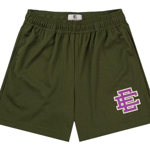 EE Basic Shorts "Chive Green / Purple" EE270
