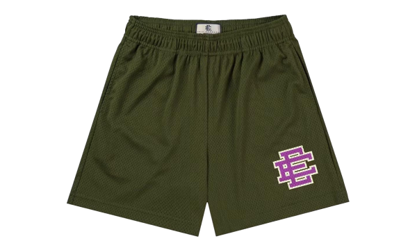 EE Basic Shorts "Chive Green / Purple" EE270