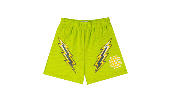 EE Basic Shorts "Green/Yellow/Grey Bolt" EE076