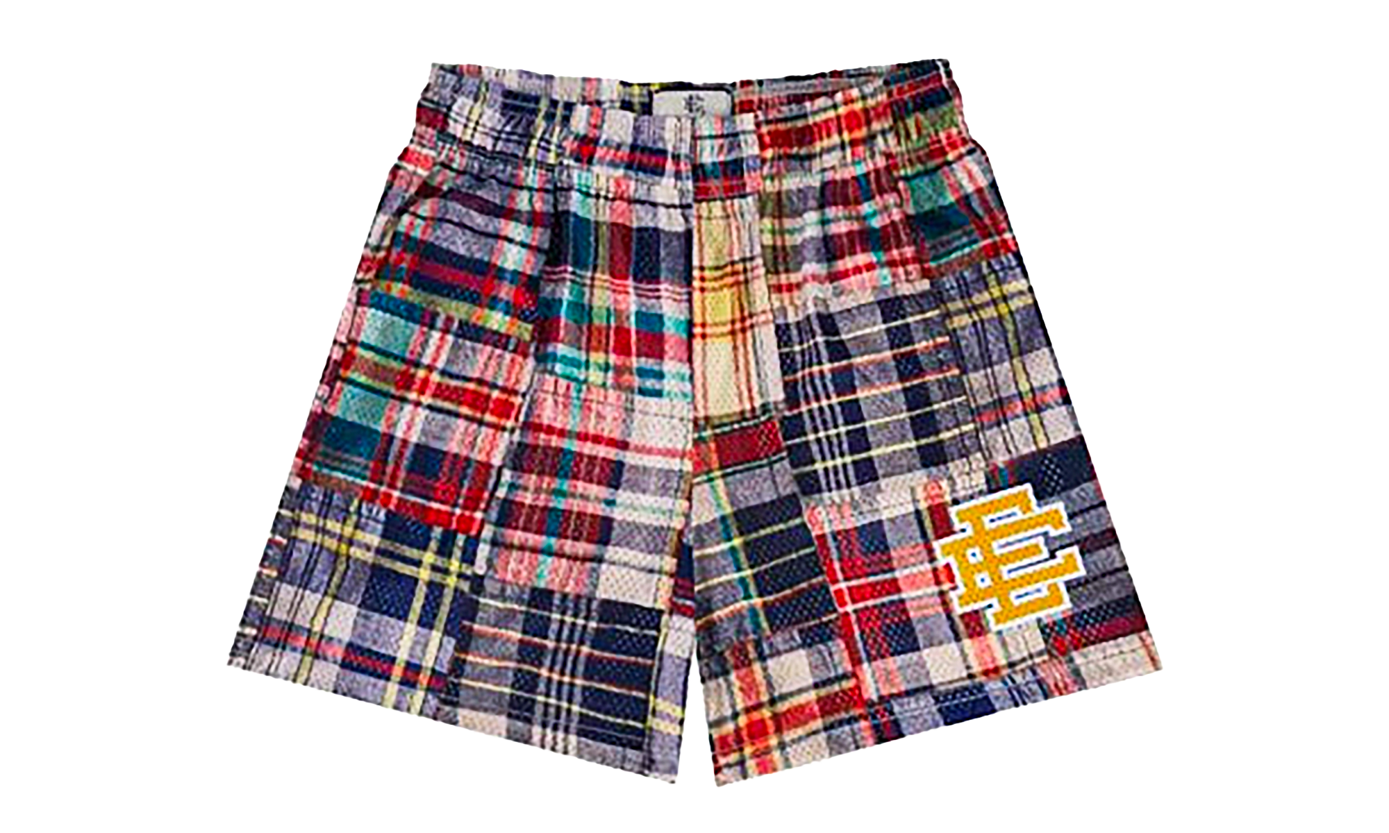 EE Basic Shorts "Madras Plaid / Yellow" EE235