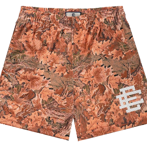 EE Basic Shorts "Orange Ee/Leafy Camo" EE794