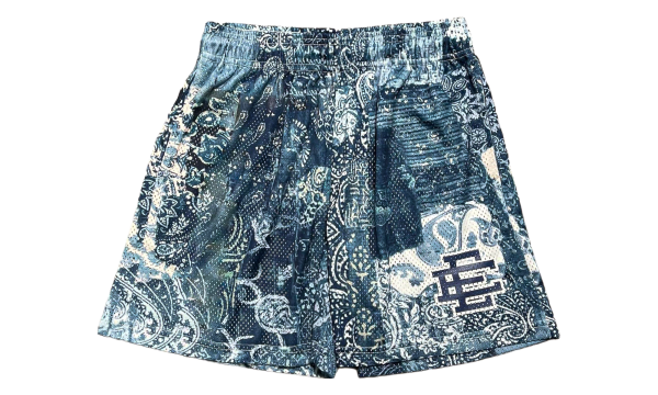 EE Basic Shorts "Paisley - Dark Blue / White" EE349