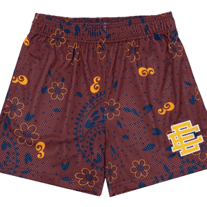EE Basic Shorts "Paisley - Maroon" EE892