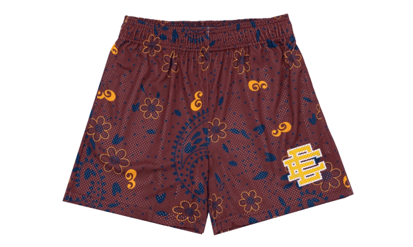 EE Basic Shorts "Paisley - Maroon" EE892