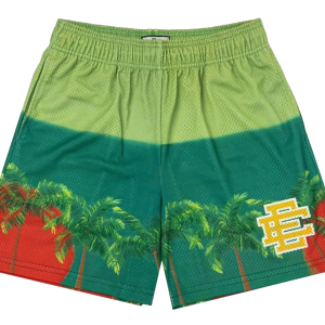 EE Basic Shorts "Palm Tree - Green / Yellow" EE295
