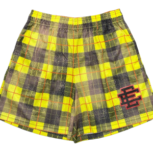 EE Basic Shorts "Plaid - Yellow / Black" EE148