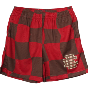 EE Basic Shorts "Red Chocolate Wavy Flag" EE130