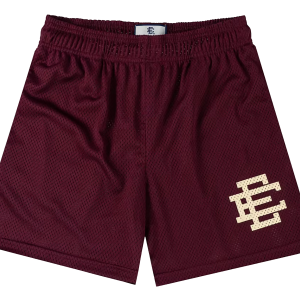 EE Basic Shorts "SS24 - Maroon/Off White" EE619