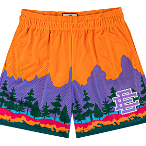 EE Basic Shorts "SS24 - Orange / Purple" EE247