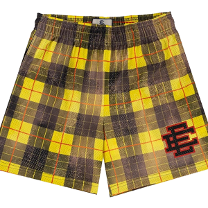 EE Basic Shorts "SS24 - Yellow/Black Plaid" EE697