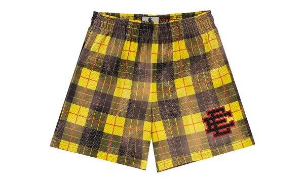 EE Basic Shorts "SS24 - Yellow/Black Plaid" EE697