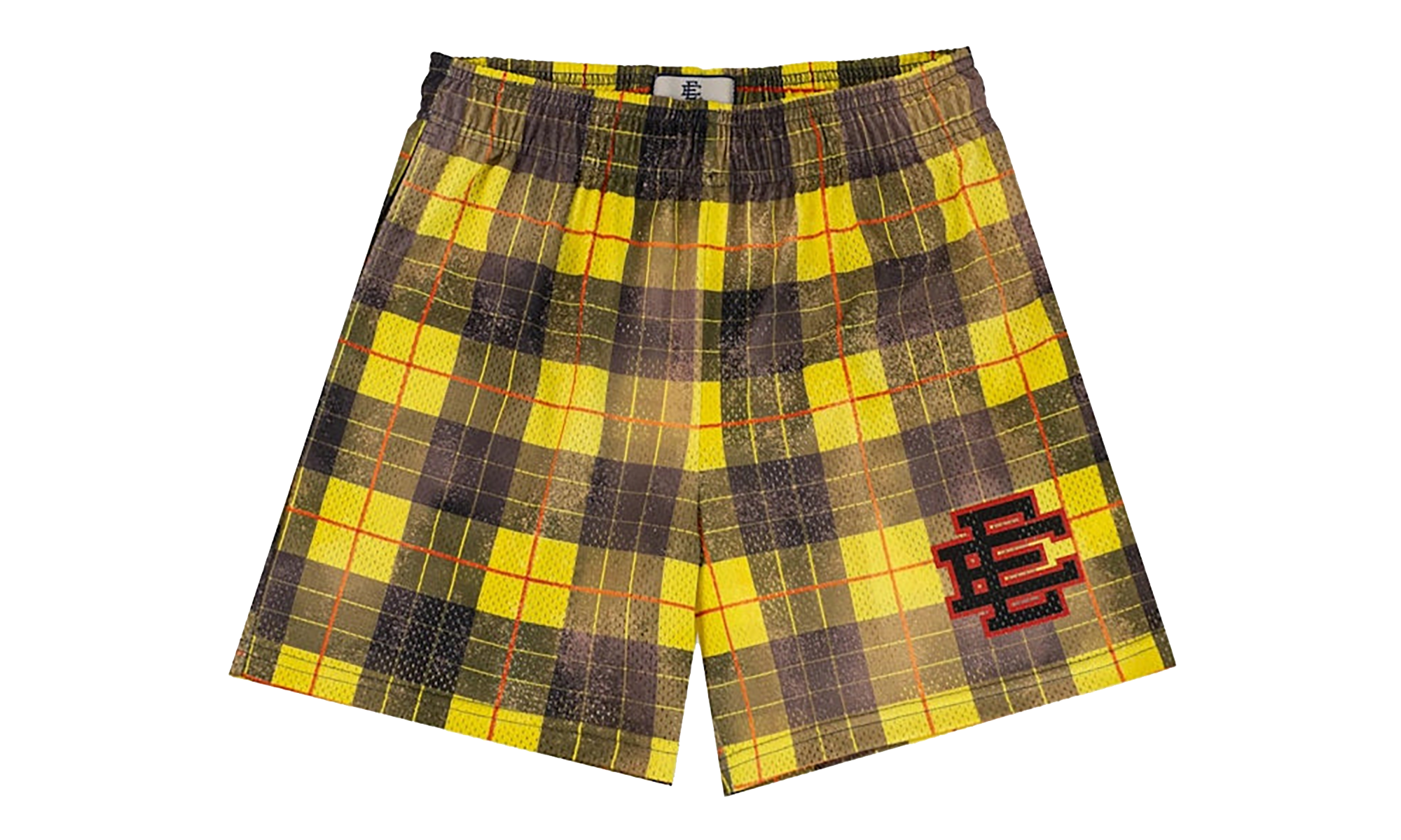 EE Basic Shorts "SS24 - Yellow/Black Plaid" EE697