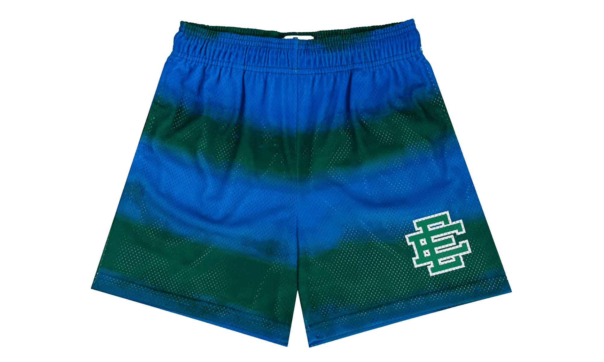EE Basic Shorts "Stripe - Blue / Green" EE856