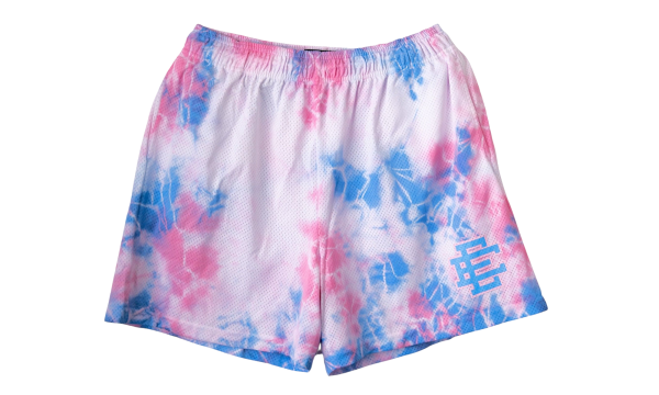 EE Basic Shorts "Tie Dye - Pink / Sky Blue" EE852