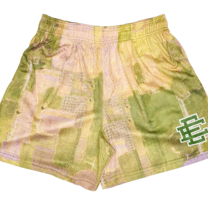 EE Basic Shorts "Yellow Boro Patchwork" EE146