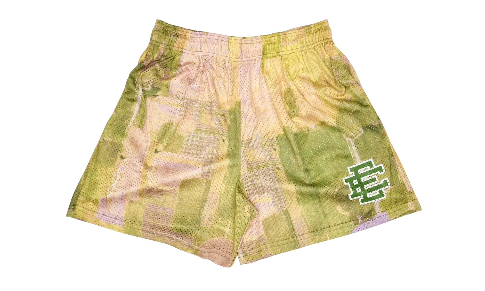 EE Basic Shorts "Yellow Boro Patchwork" EE146