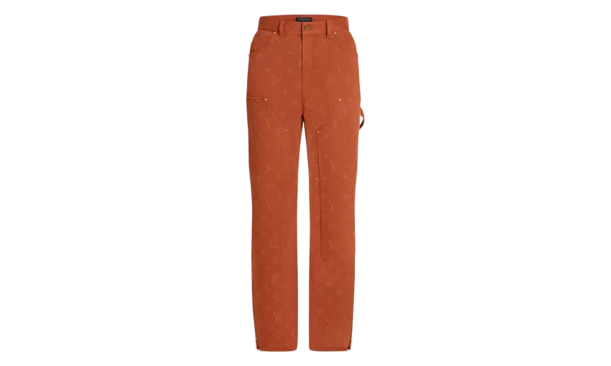 Embossed Monogram Carpenter Pants "Brown" 1A96UW