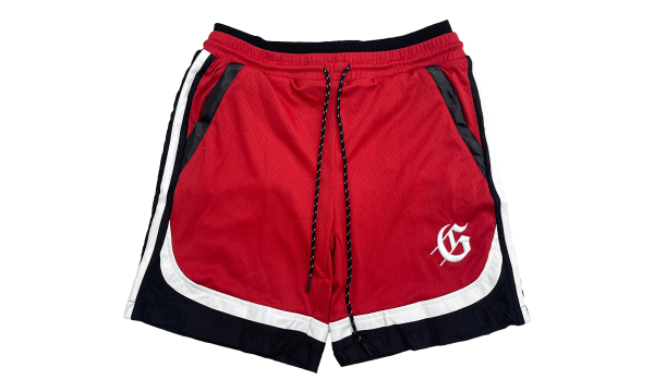 First String Mesh Shorts "Red / Black" GS251