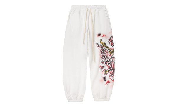 FLAG SWEATPANTS "White" VAL125