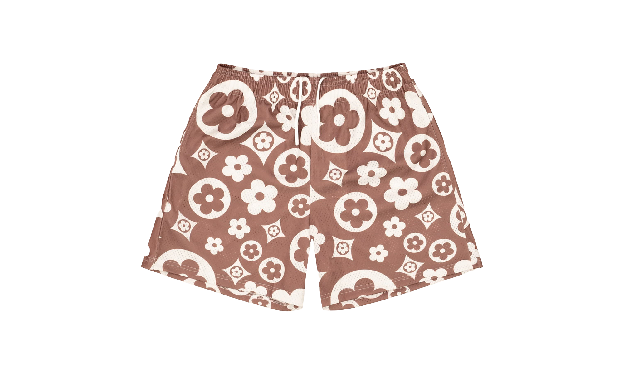 Flower Shorts "Brown" BS21