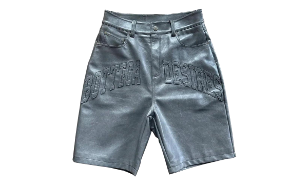 Leather Shorts "Grey" BD030
