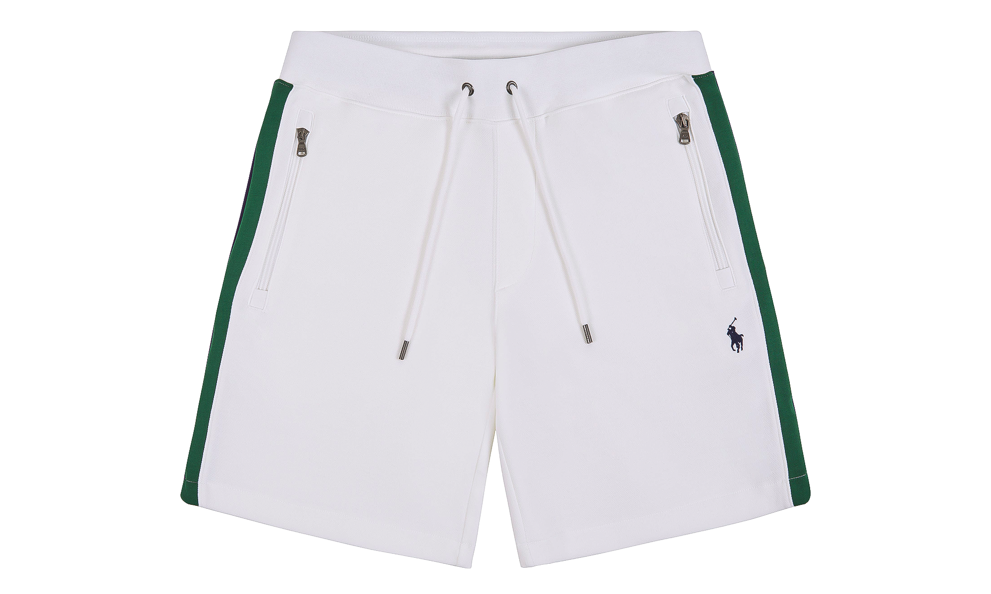 Mesh Double-Knit Shorts "White" 710B19137002