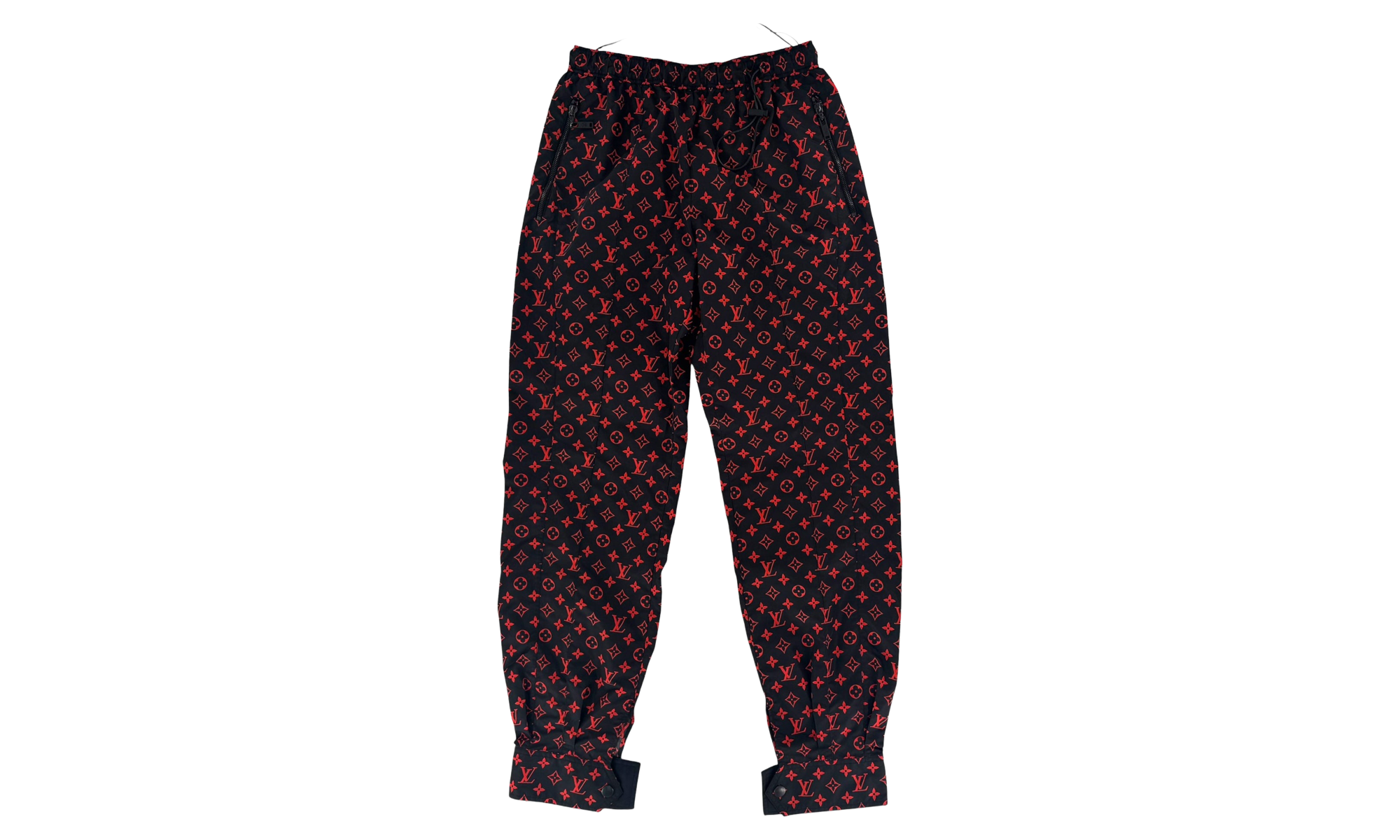 Monogram Jogging Track Pants "Black Red" 1A83SN