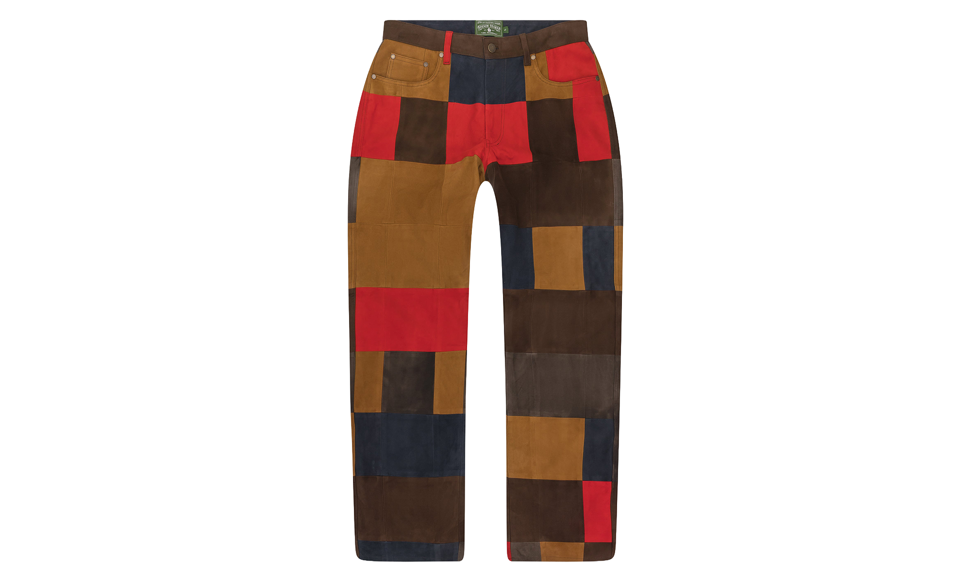 Night-Off Suede Patchwork Pants "Multi" DT987