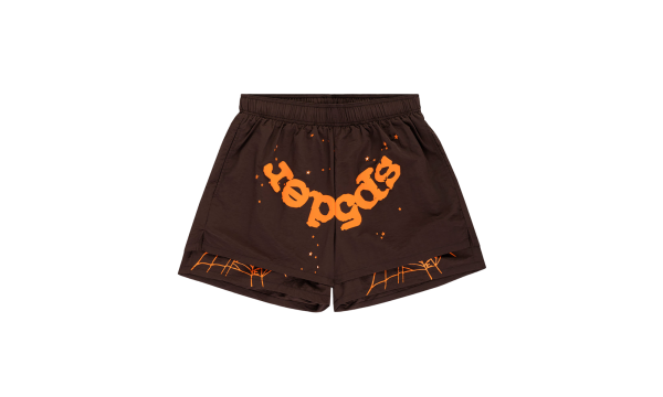 OG WEB DOUBLE LAYER SHORT "Brown & Orange" SP5der115