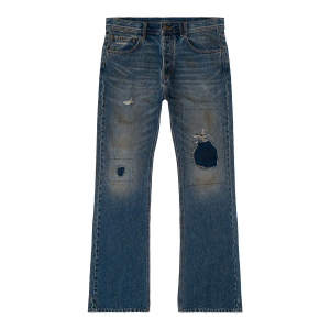 Patchwork Denim Pants "Blue" BS134