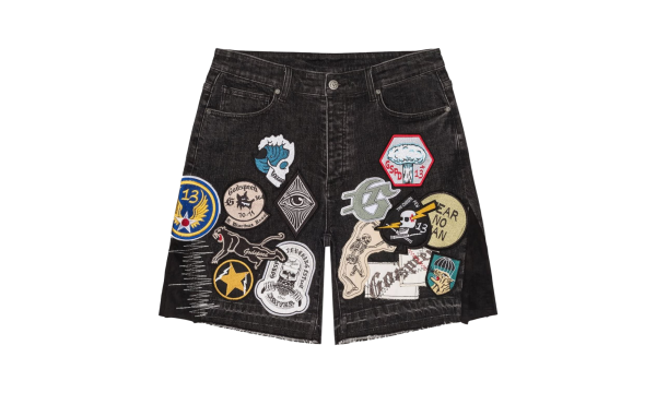 Patchwork Denim Shorts V2 "Black" BYN98EIA