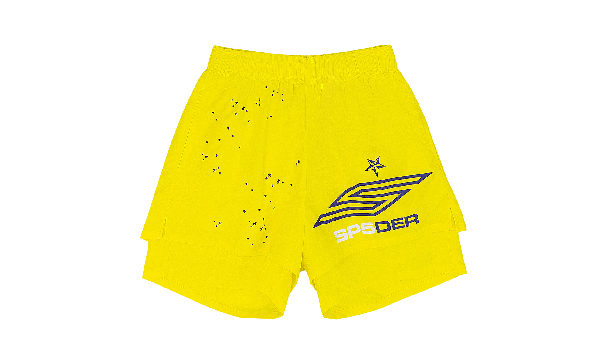 PRO DOUBLE LAYER SHORTS "Yellow" SP5der70