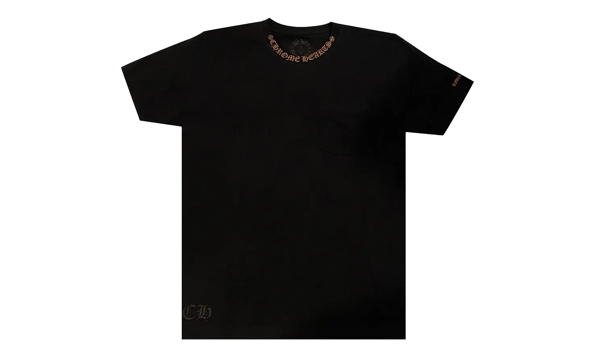 Script Collar Logo Short Sleeve "Black/Brown" CHRM0854
