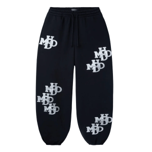 Scrunch Patch Sweatpants "Black" HMDD012