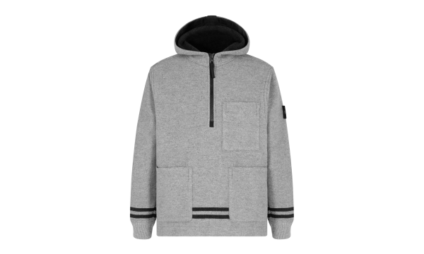 Short Pullover Wool Coat "Grey" MO711543752.V0064